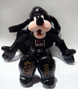 画像1: 2006 Disney Theme Park Exclusive Plush Goofy as Darth Vader with Tag C-8.5/9　