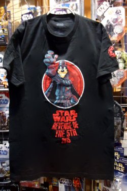 画像1: Disney Park Exclusive Star Wars Revenge of the Fifth May 5th 2015 Goofy T-Shirt (New)