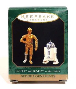 画像1: 1997 Hallmark Star Wars C-3PO & R2-D2 C-8.5/9