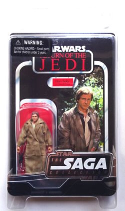 画像1: SAGA2 Vintage Collection ROTJ Han Solo (in Trench Coat) C-8.5/9