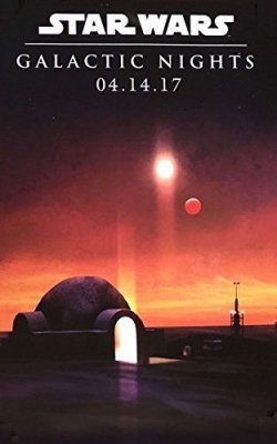 画像1: Disney Theme Park Exclusive 2017 Star Wars Galactic Nights Poster
