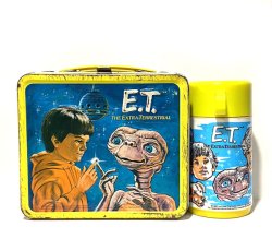 画像1: E.T. The Extra Terrestrial 1982 Metal Lunchbox w/Thermos C-7/7.5
