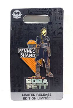 画像1: 2021 Disney Parks Excusive Star Wars BOOK OF BOBA FETT Fennec Shand Limited Release Three Pin C-8.5/9