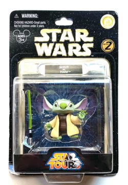 画像1: Disney Theme Park Exclusive Star Tours Series 2 Stitch as Yoda C-7.5/8