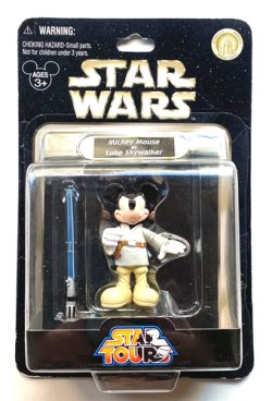 画像1: Disney Theme Park Exclusive Star Tours Mickey Mouse as Luke Skywalker C-7.5/8