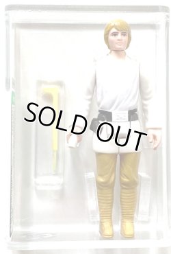 画像1: Kenner Luke Skywalker Brown Hair/Dark Pants AFA 85 #16602879 ARCHIVAL