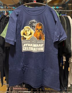 画像1: STAR WARS CELEBRATION Anaheim 2020 Navy T-Shirt (New)