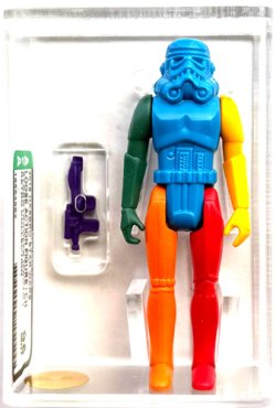 画像1: 2019 Hasbro Stormtrooper Prototype Retro Collection AFA 95 #16554992 (On Con. BB)
