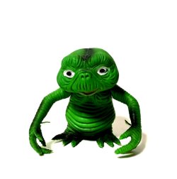 画像1: E.T. The Extra-Terrestrial Green Rubber Figure 