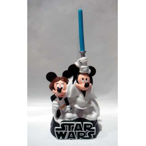 画像: Star Tours Mickey & Minnie as Lule Skywalker & Princess Leia Bank C-8.5/9