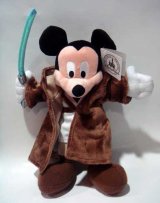 画像: 2013 Disney Theme Park Exclusive Plush 10"Jedi Mickey with White Tag C-8.5/9　