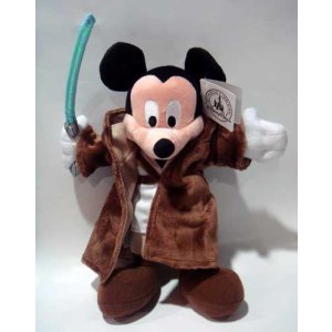 画像: 2013 Disney Theme Park Exclusive Plush 10"Jedi Mickey with White Tag C-8.5/9　