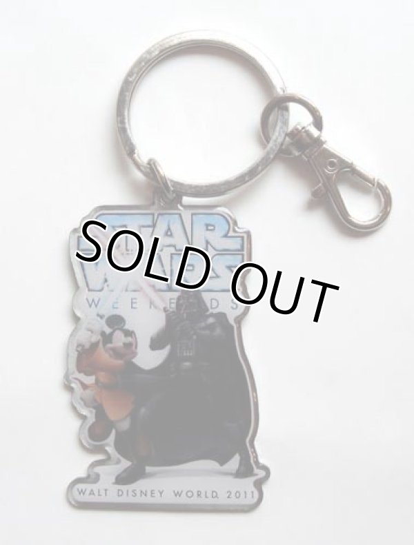 画像1: Disney Theme Park Exclusive Weekends 2011 Logo Keychain C-8.5/9