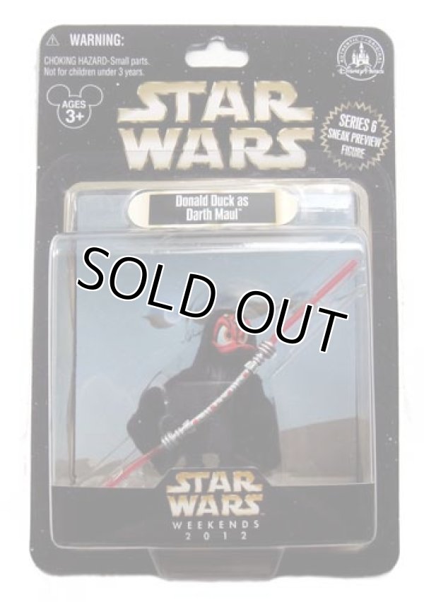 画像1: Disney Theme Park Exclusive Star Wars Weekends 2012 Series 6 Sneak Preview Donald Duck as Darth Maul C-8.5/9