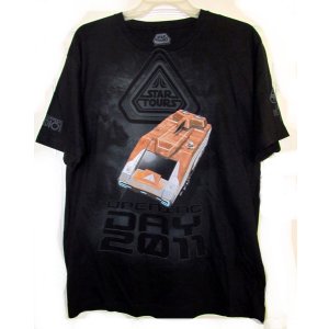 画像: Star Tours Opening Day 2011 Starspeeder 1000 T-Shirt (New)