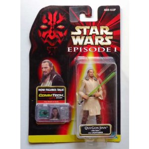 画像: EP1  Carded Qui-Gon Jinn (Jedi Duel) C-8.5/9