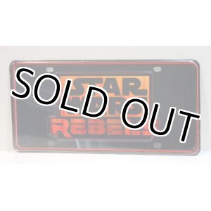 画像: 2014 Disney Theme Park Exclusive Rebels Metal Car License Plate