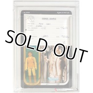 画像: ROTJ 65 Back-B Leia Hoth Sign-Off Card AFA 80Y #16204615