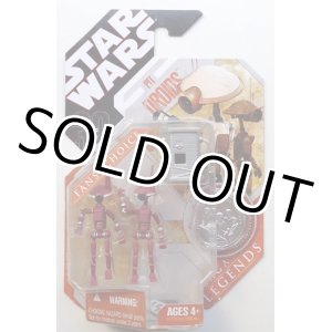 画像: 30th Anniversary SAGA Legends Pit Droids (Red with accessory 1) C-8.5/9