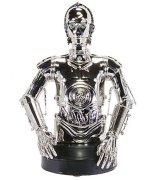 画像: GENTLE GIANT 2005 C-3PO Chrome Edition Collectible Bust C-8.5/9