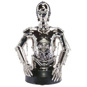 画像: GENTLE GIANT 2005 C-3PO Chrome Edition Collectible Bust C-8.5/9