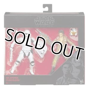 画像: 2015 Black Series 6inch 2-Pack Poe Dameron & First Order Riot Control Stormtrooper C-8.5/9