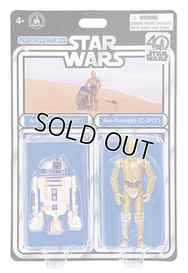 画像1: 2017 Disney Parks Star Wars Droid Factory 40th R2-D2 & C-3PO 2-Pack C-8.5/9