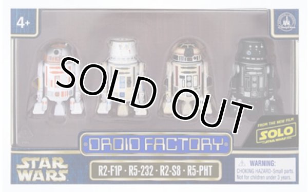 画像1: 2018 Disney Parks Star Wars Droid Factory Han Solo 4 Pack C-8.5/9