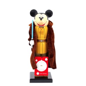 画像: 2015 Disney Theme Park Exclusive Jedi Mickey with Light Saber Nutcracker Figurine C-8.5/9