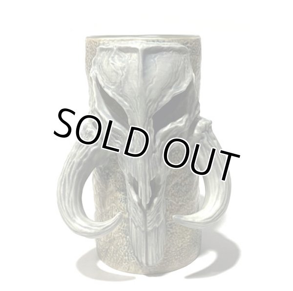 画像1: 2021 Galaxy’s Edge Mandalorian Boba Fett Mythosaur Skull Mug Cup C-8.5/9