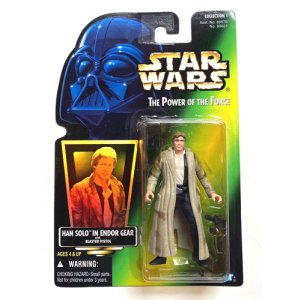 画像: Green Carded with Hologram Han Solo in Endor Gear C-8/8.5