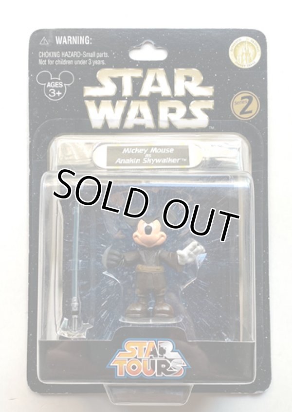 画像1: Disney Theme Park Exclusive Star Tours Series 2 Mickey Mouse as Anakin Skywalker C-7.5/8
