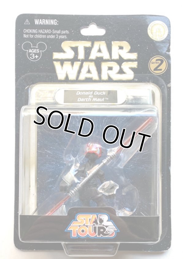 画像1: Disney Theme Park Exclusive Star Tours Series 2 Donald Duck as Darth Maul C-7.5/8