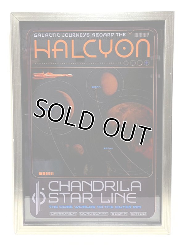 画像1: 2022 Chandrila Star Line Exclusive Galactic Starcruiser Halcyon Chandrila Star Line Framed Layered Art