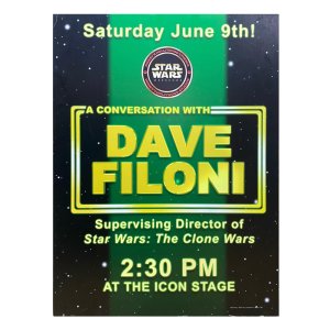 画像: Disney Theme Park Exclusive 2010 Weekends Conversation with DAVE FILONI  Promotional panel (On Con.UT)