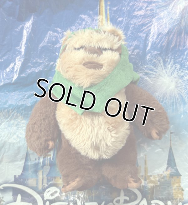 画像1: 2024 Star Wars D23 Galaxy’s Edge Plush Ewok Wicket with Green Hood