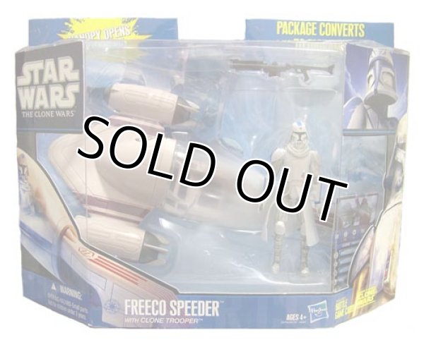 画像1: 2010 The Clone Wars Deluxe Freeco Speeder with Clone Trooper C-8.5/9