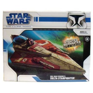 画像: 2008 The Clone Wars Obi-Wan Kenobi's Delta Starfighter C-8.5/9