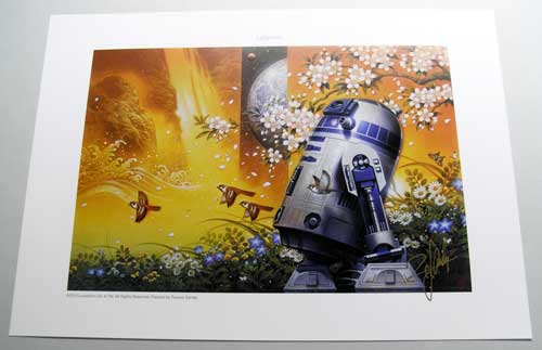画像: CelebrationV Exclusive Sanda Art Print 『To Cloud City』 & R2-D2 Signed Poster