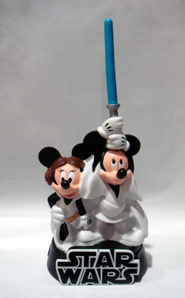 画像1: Star Tours Mickey & Minnie as Lule Skywalker & Princess Leia Bank C-8.5/9