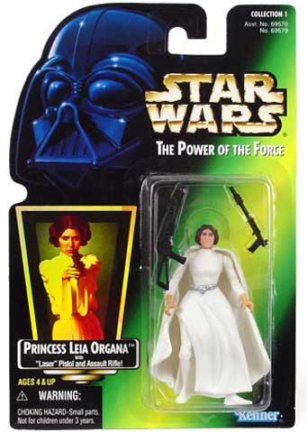 画像1: Green Carded with Hologram Princess Leia Organa C-8/8.5