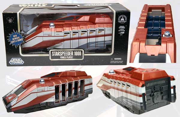 画像: 2011 Star Tours Starspeeders 1000 Vehicle Playset C-8/8.5