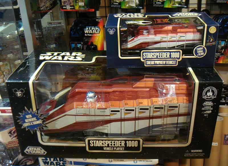 画像: 2011 Star Tours Starspeeders 1000 Vehicle Playset C-8/8.5