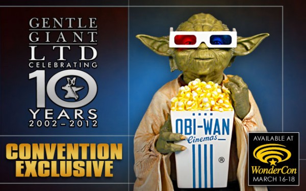 画像: 2012 WONDERCON Exclusive Gentle Giant Yoda Mini Bust with 3D Glasses C-8.5/9
