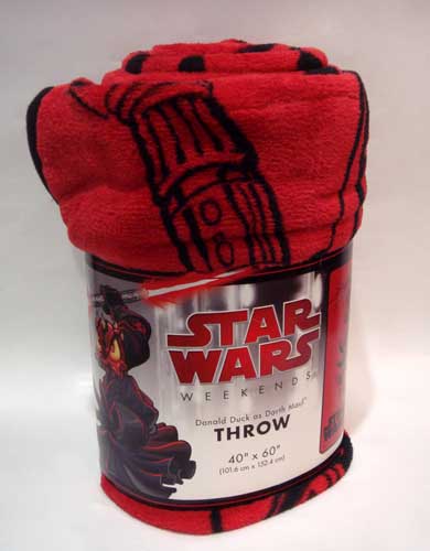 画像: Weekends 2012 Donald Duck as Darth Maul Blanket (New)