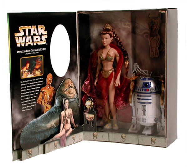 画像: POTF2 12"Princess Leia Organa & R2-D2 as Jabba’s Prisoners C-8/8.5