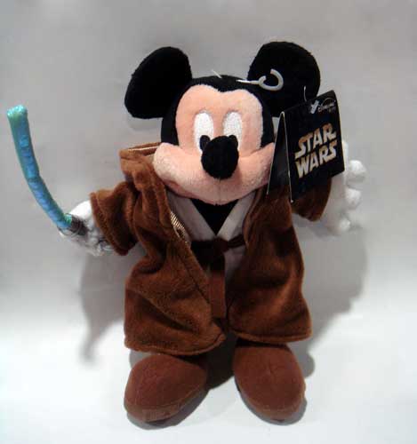 画像1: Disneyland Resort Paris Exclusive Plush 9"Jedi Mickey C-8.5/9