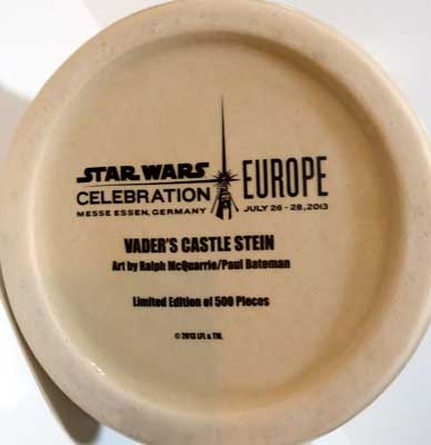 画像: 2013 Celebration EuropeII McQuarrie Vader's Castle Stein C-8.5/9