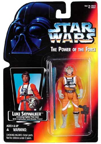 画像1: Red Carded Luke Skywalker in X-wing Fighter Pilot Gear (lLong Saber) C-8/8.5