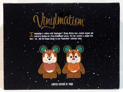画像: 2014 Disney Theme Park Exclusive Vinylmation Chip and Dale as Ewoks C-8.5/9